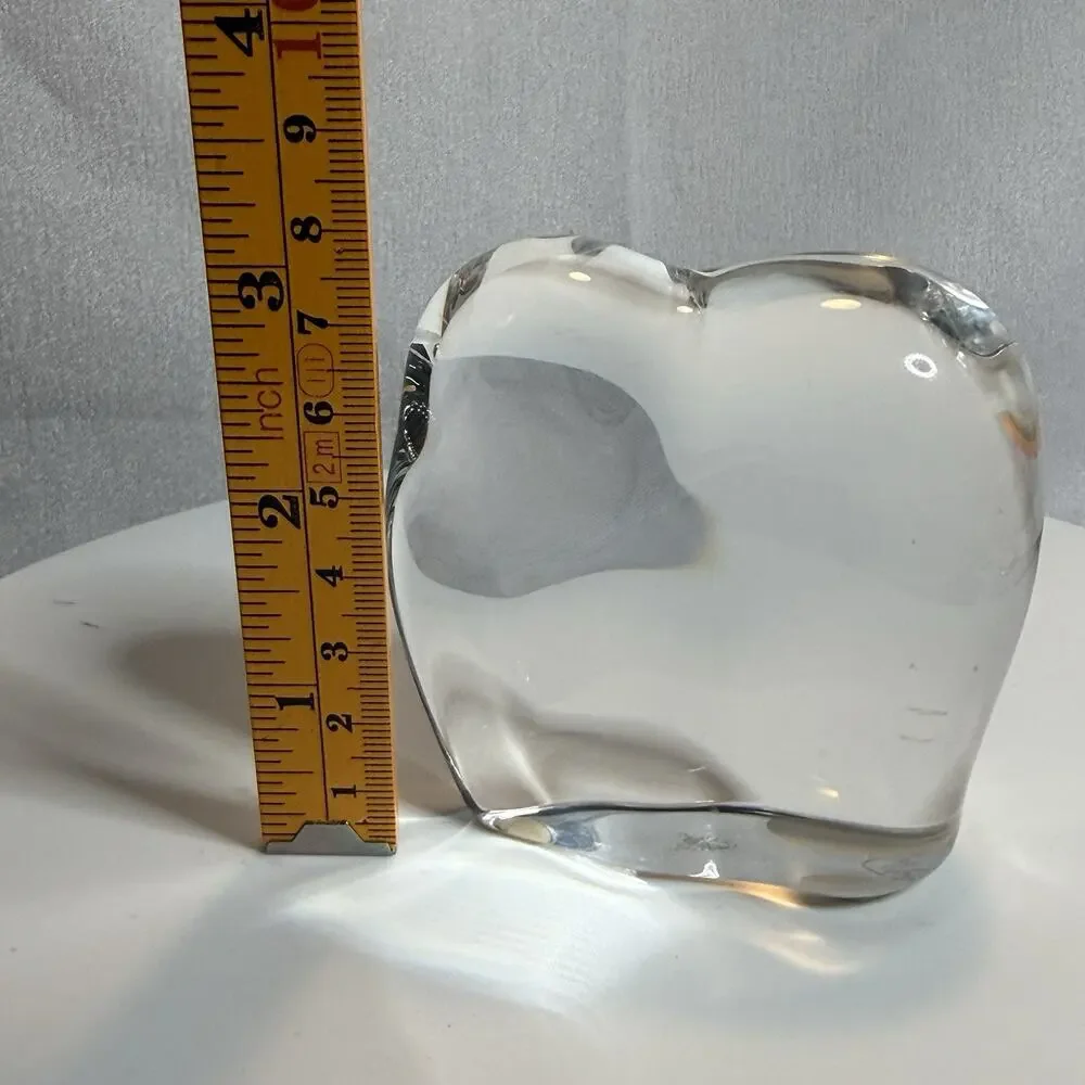 Baccarat France Crystal Elephant Figurine Paperweight 2.75